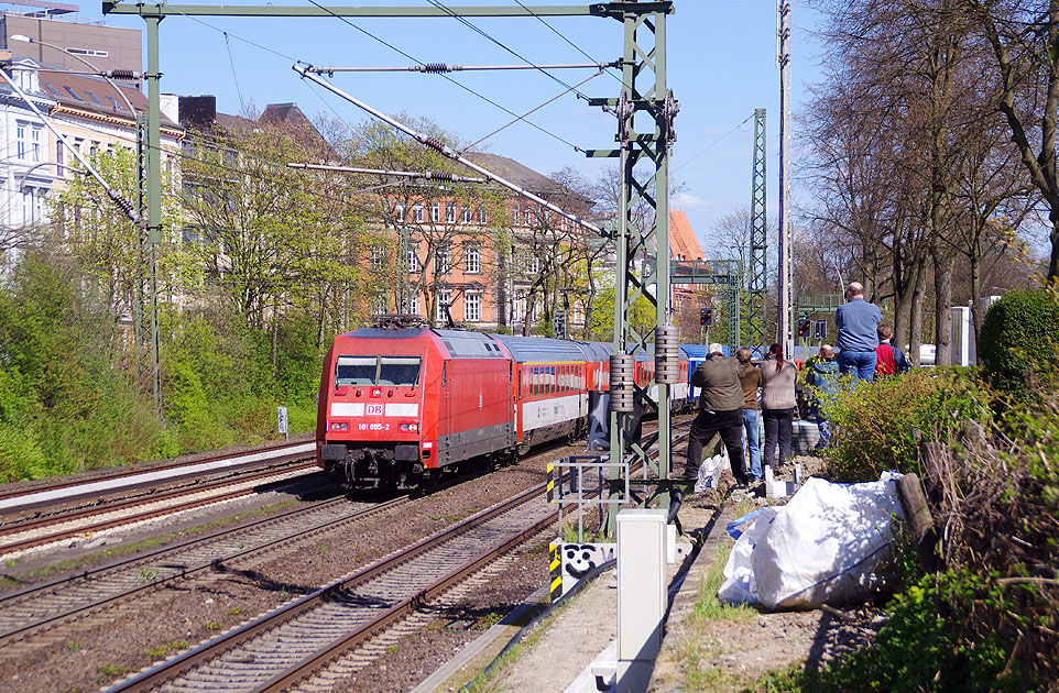 DB Baureihe 101 auf der Hamburger Verbindungsbahn