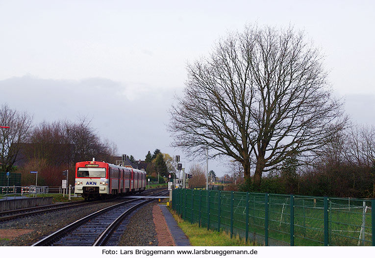 AKN Bahnhof Bönningstedt - Abschied vom VT2E