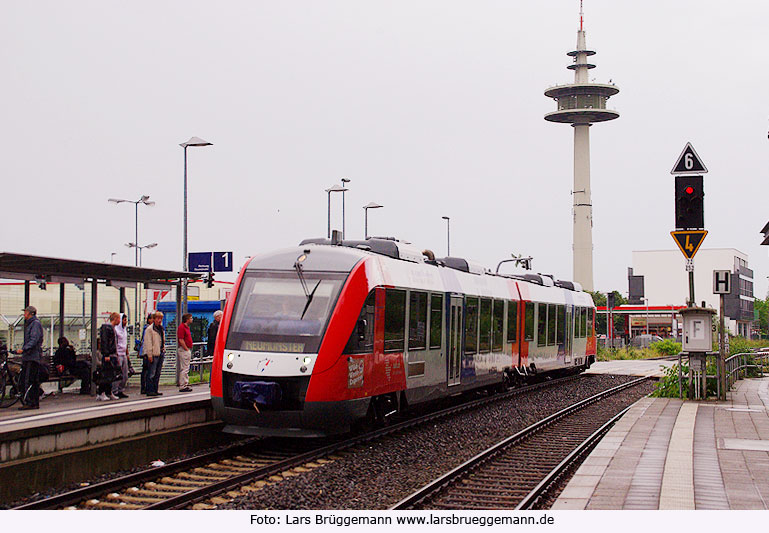 Die Nordbahn im Bahnhof Bad Segeberg