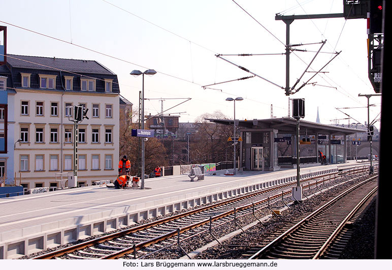 Der Haltepunkt Dresden Bischofsplatz