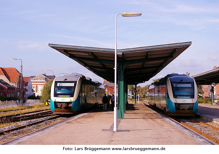 Arriva Lint Triebwagen in Tondern