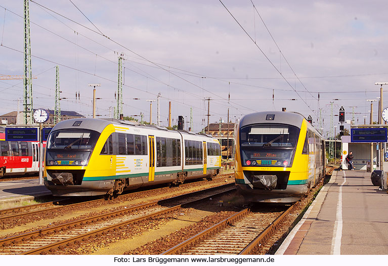 ODEG Desiro Triebwagen in Cottbus