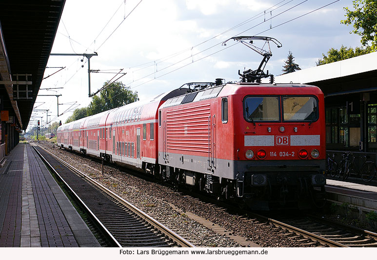 DB Baureihe 114 in Brandenburg Hbf
