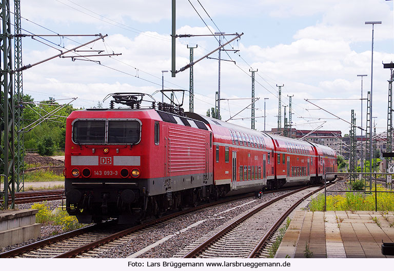 DB Baureihe 143 in Chemnitz Hbf