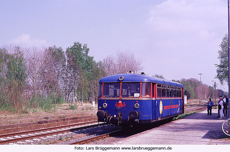 Der T5 - der Prignitzer Eisenbahn (PEG) in Dannenberg Ost