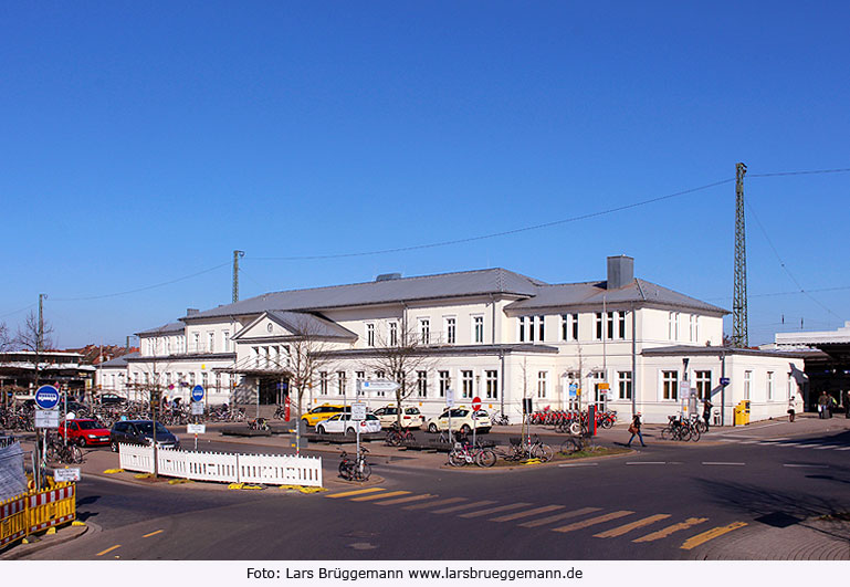 Das Bahnhofsgebäude von Lüneburg