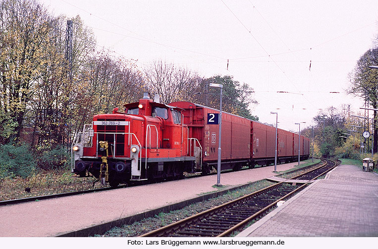 Die DB Baureihe 363 im Bahnhof Lüneburg Westseite