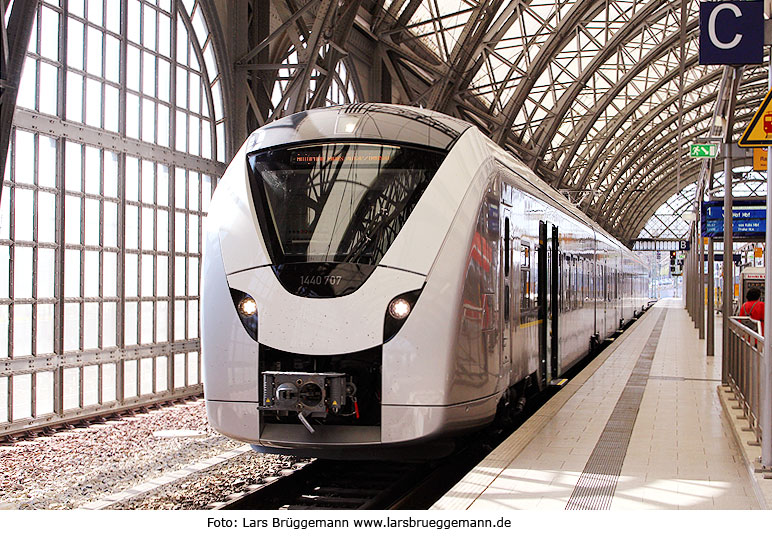 Foto Coradia Continental Triebwagen in Dresden Hbf