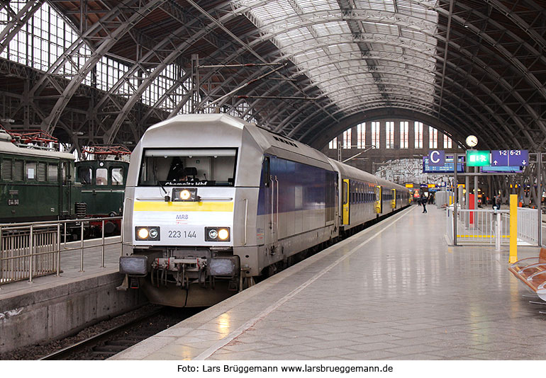 Die Baureihe 223 der Mitteldeutschen Regiobahn in Leipzig Hbf