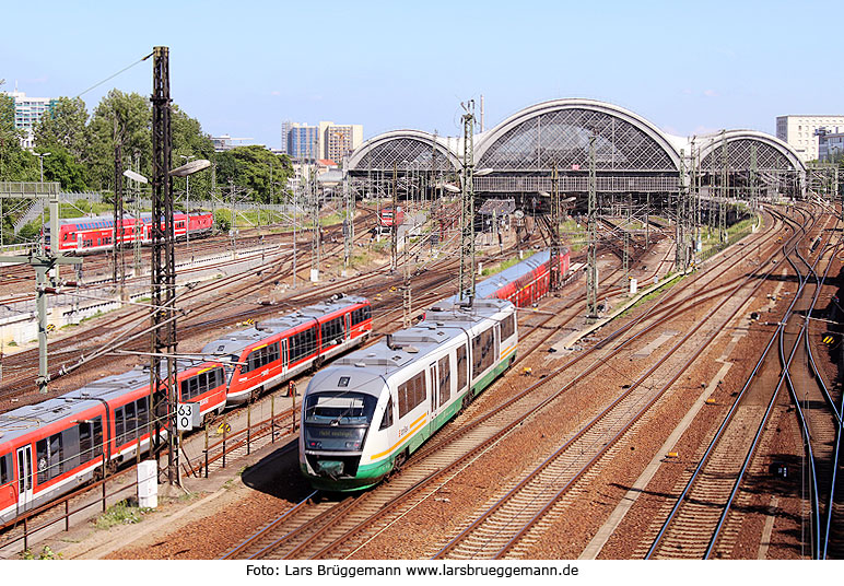 Trilex Desiro-Triebwagen in Dresden Hbf