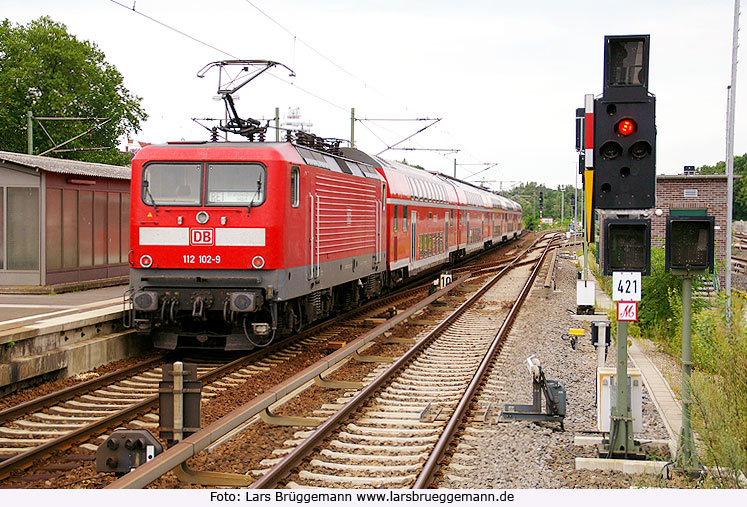 Die DB Baureihe 112 im Bahnhof Berlin-Charlottenburg