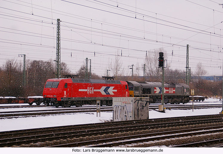 Zwei HGK Loks in Hamburg-Wilhelmsburg