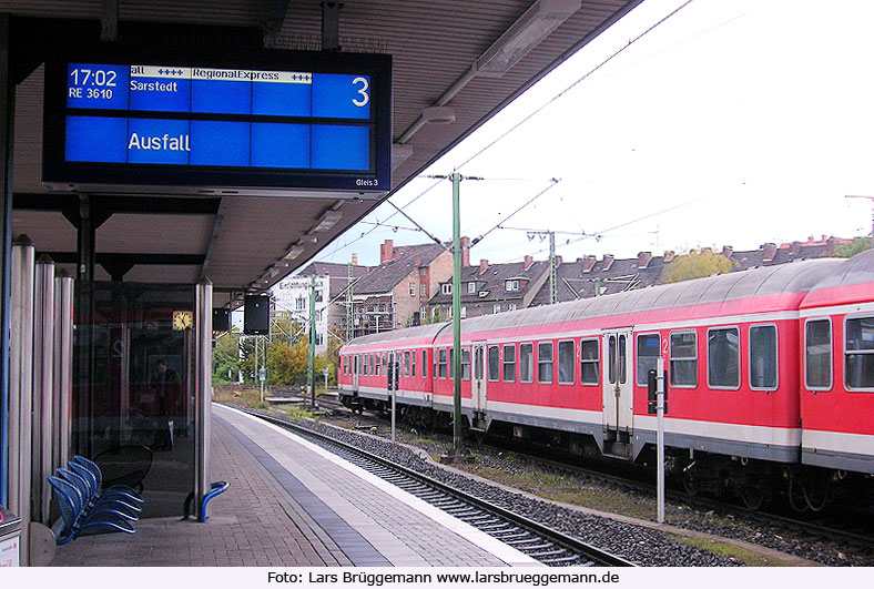 Hildesheim Hbf während einem GDL Streik