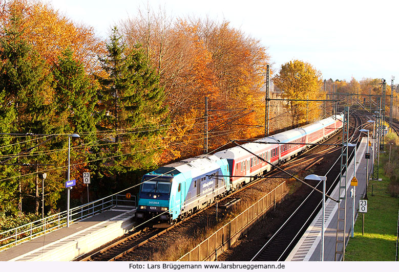 Die Traxx Diesellok 245 206-8 in Tornesch