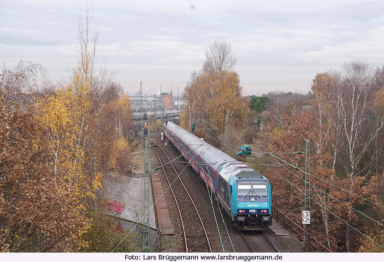 Baureihe 245 bei der NOB mit HKX / BTE Wagen