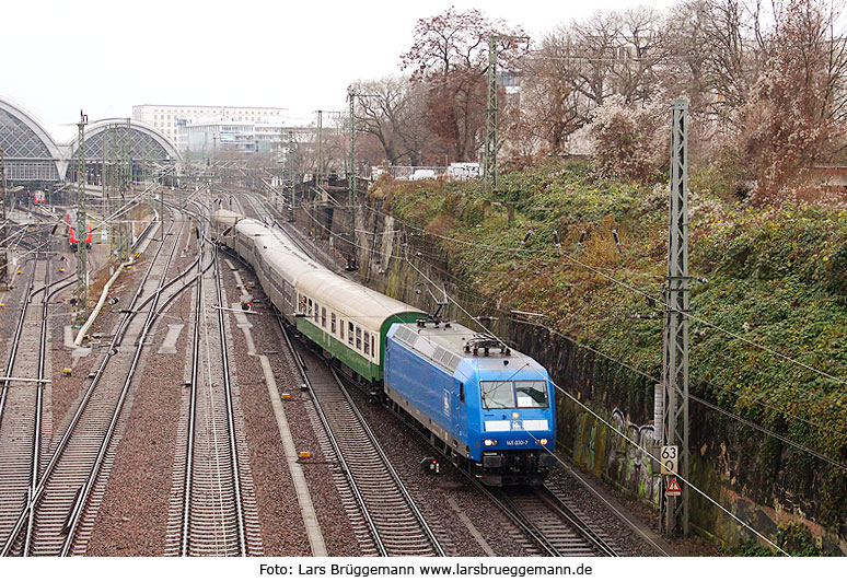 Pressnitztalbahn Museumszug im Einsatz bei der MRB als Eilzug von Dresden Hbf nach Hof Hbf