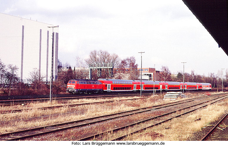 DB Baureihe 218 am Güterbahnhof Hamburg-Wandsbek