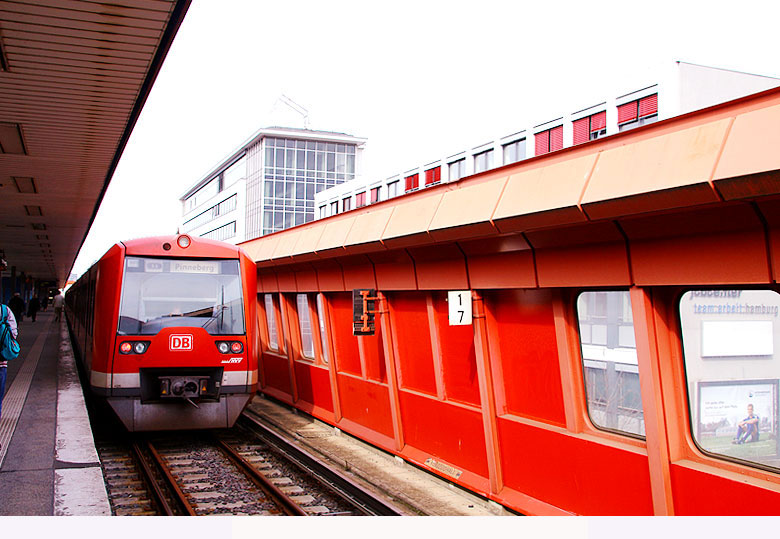 Bahnhof Hamburg-Hammerbrook der S-Bahn in Hamburg