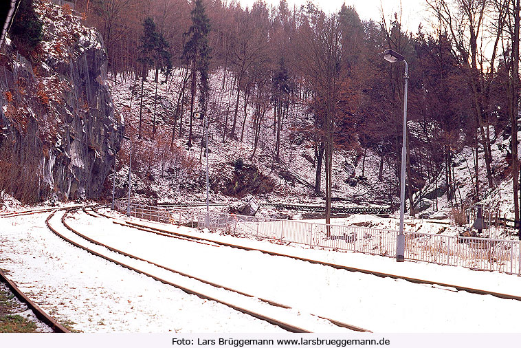 Der Bahnhof Rabenau an der Weißeritztalbahn