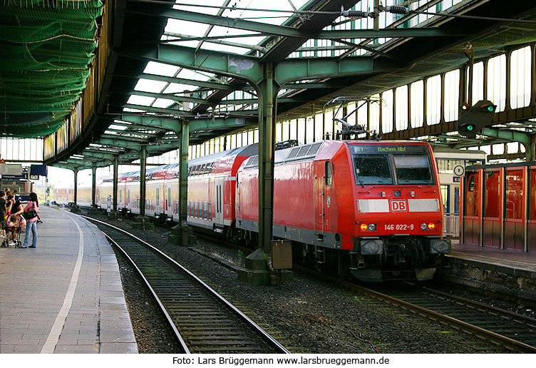 Die DB Baureihe 146 in Duisburg Hbf