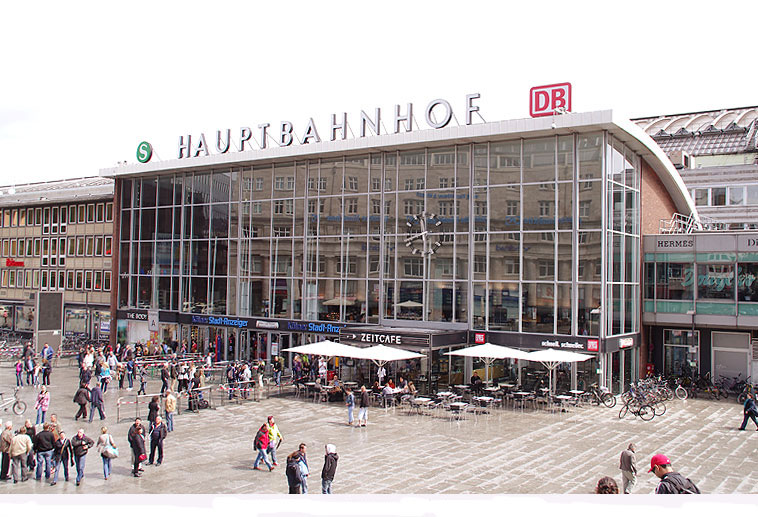 Der Kölner Hauptbahnhof - Köln Hbf