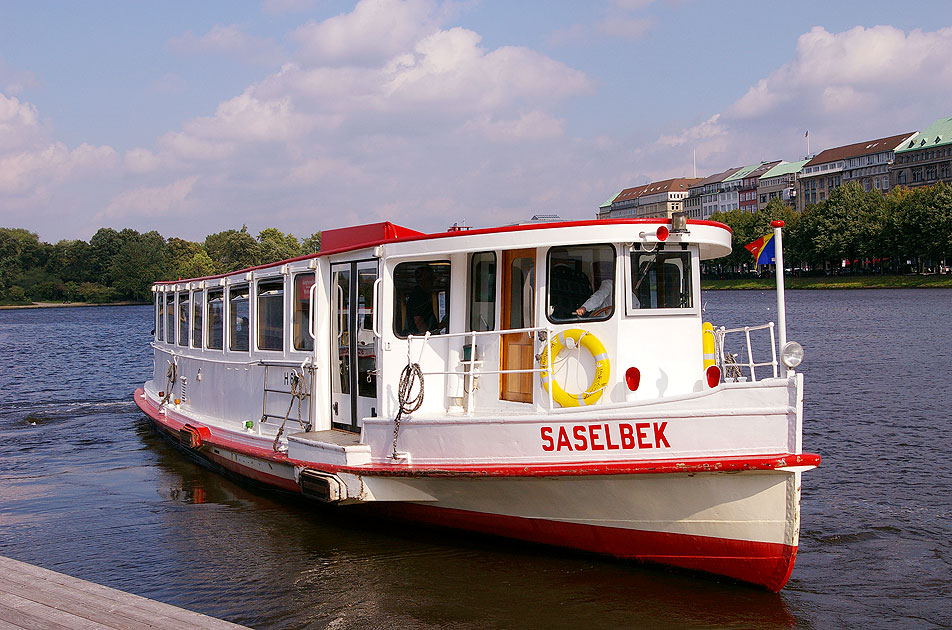 Der Alsterdamper Saselbek am Hamburger Jungfernstieg