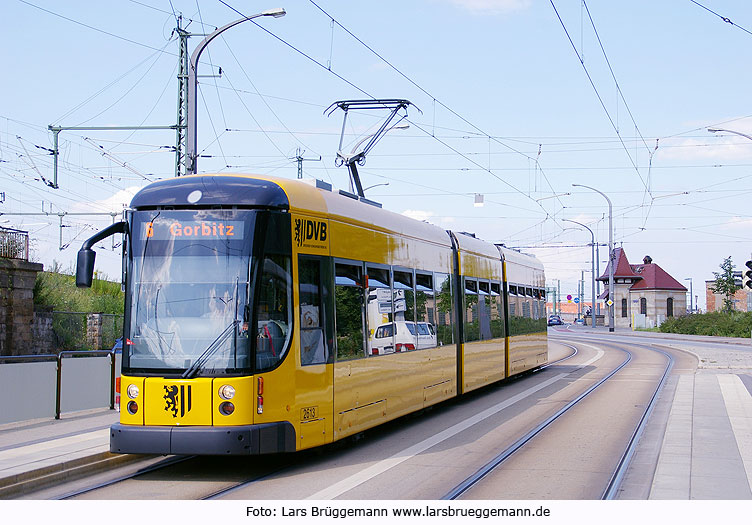 Straßenbahn Dresden Haltestelle Kongresszentrum