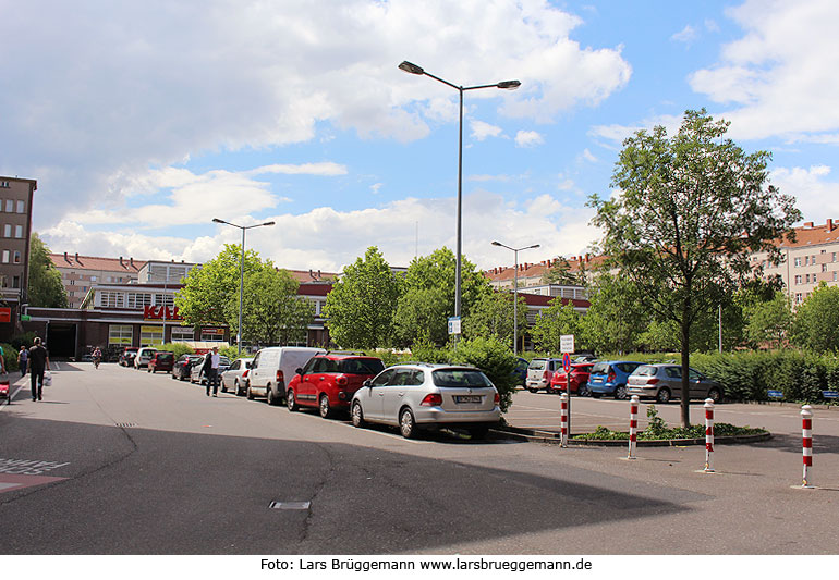 Der Straßenbahn Betriebshof Charlottenburg der Straßenbahn in Westberlin