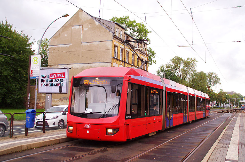 Die Straßenbahn in Chemnitz Fotos von einem