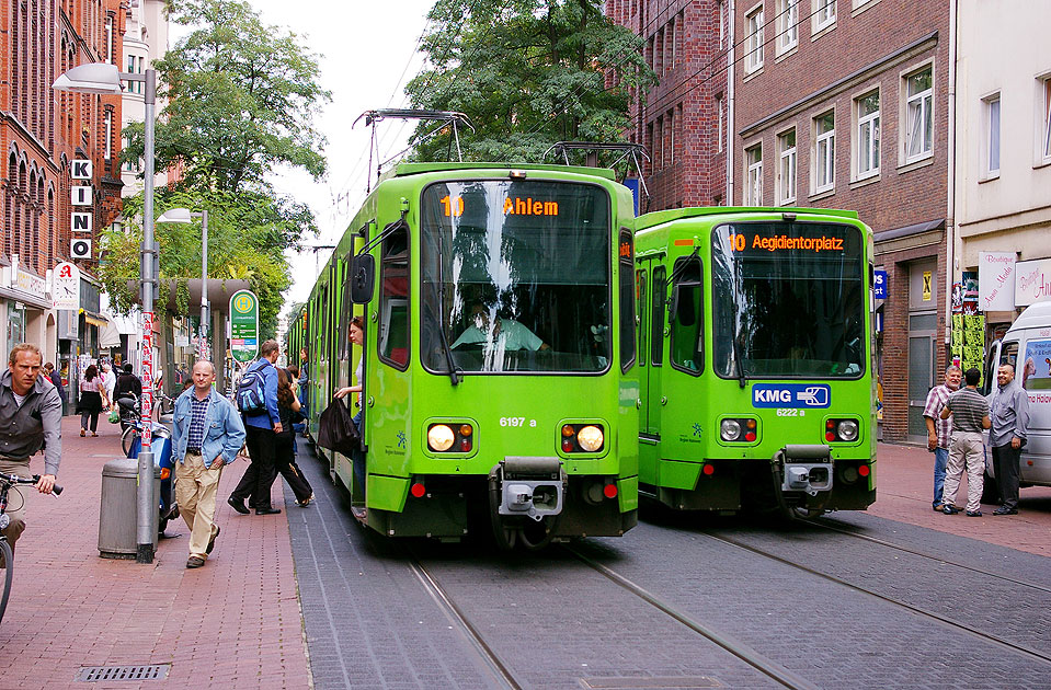 Hannover Straßenbahn - Stadtbahn Haltestelle Leinaustraße