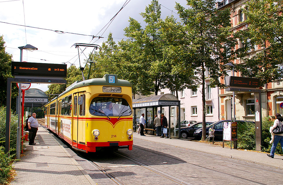 Die Straßenbahn in Karlsruhe