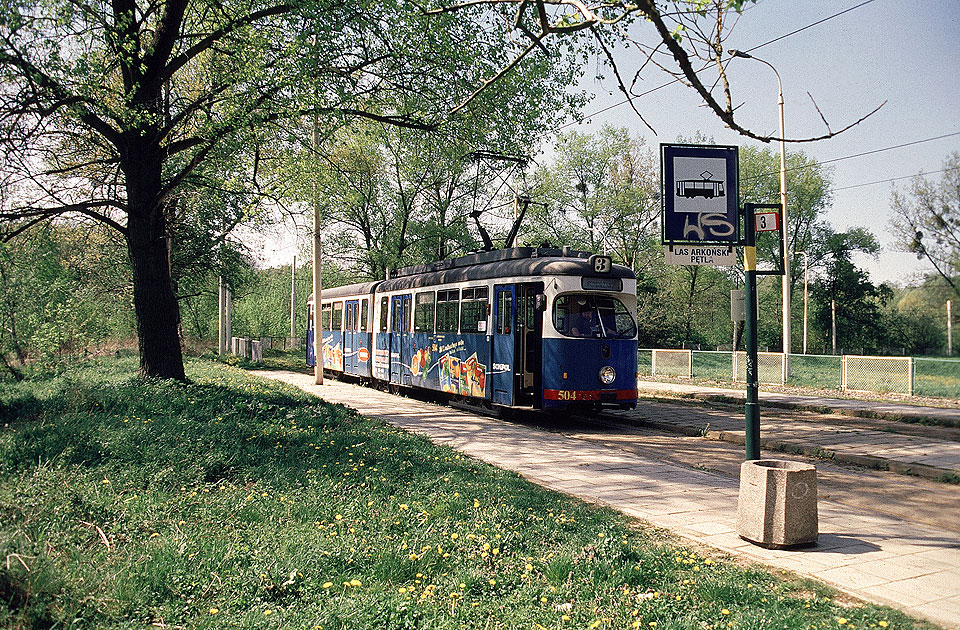 Düwag Straßenbahn in Stettin