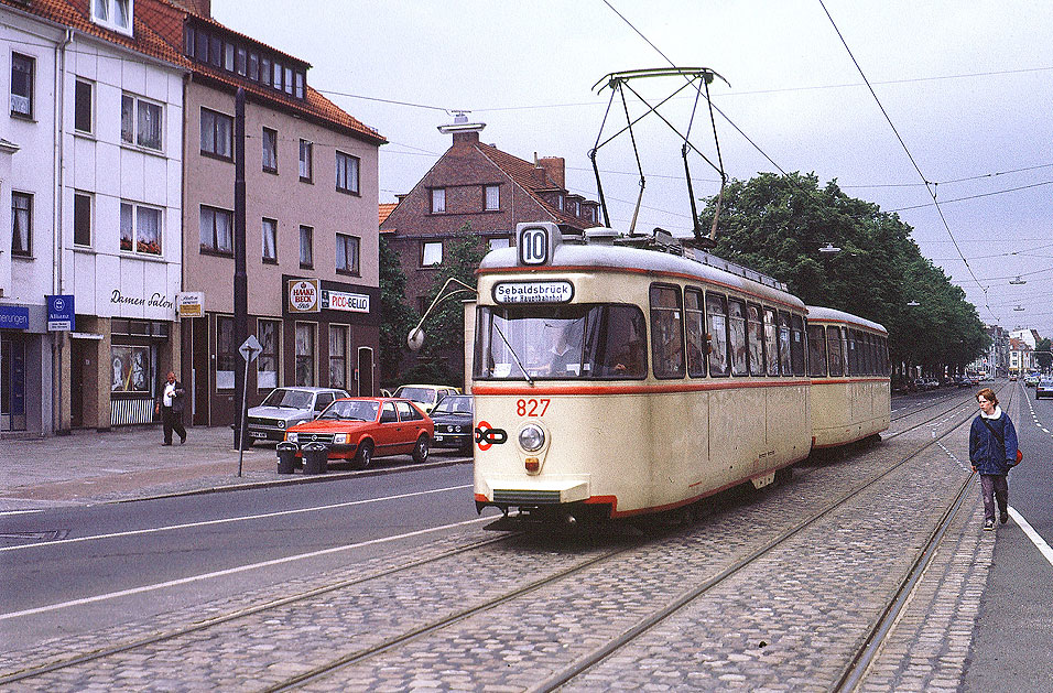 Die Straßenbahn in Bremen - Bauart Hansa Typ T4b