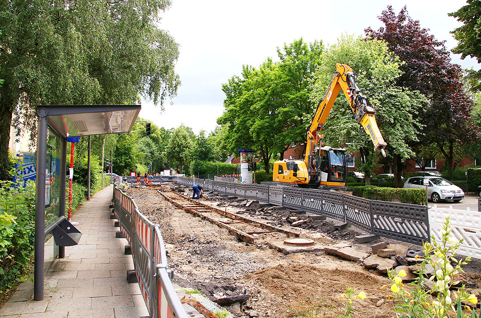 Die Hamburger Straßenbahn in Rönneburg