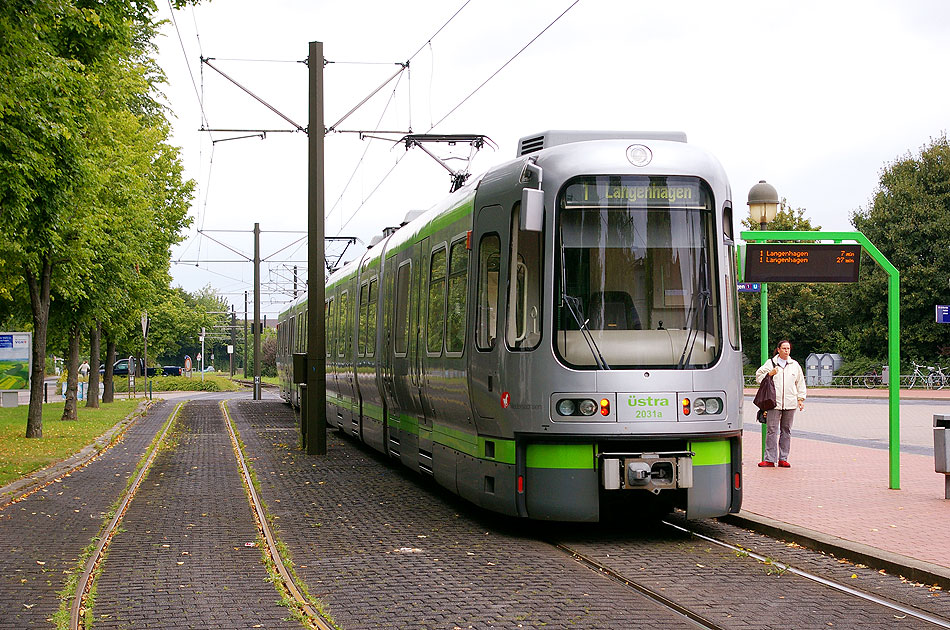 Die Straßenbahn / Stadtbahn in Sarstedt bei Hannover