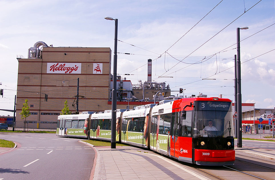 Die Straßenbahn in Bremen