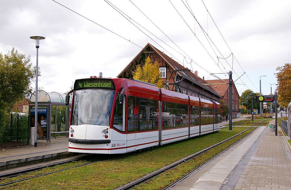 Straßenbahhn Erfurt Haltestelle Bundesarbeitsgericht