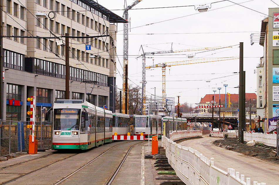 Die Straßenbahn in Magdeburg