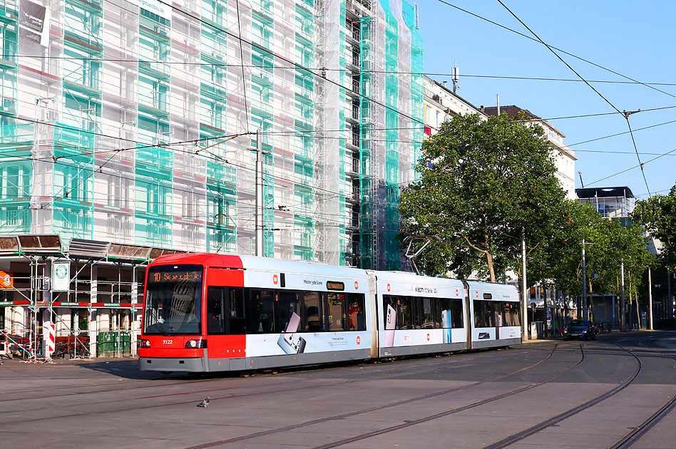 Die Straßenbahn in Bremen am Hauptbahnhof