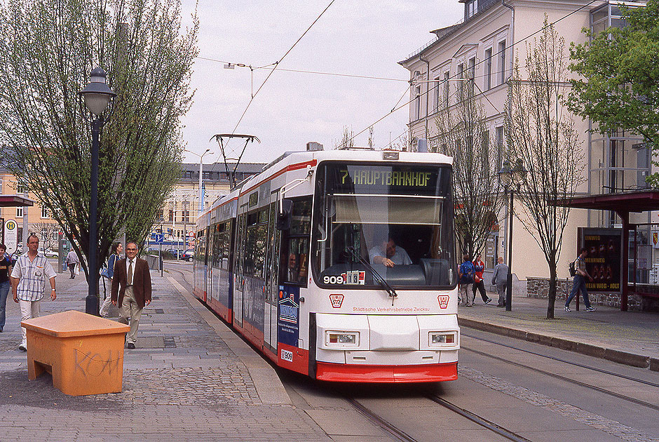 Die Straßenbahn in Zwickau