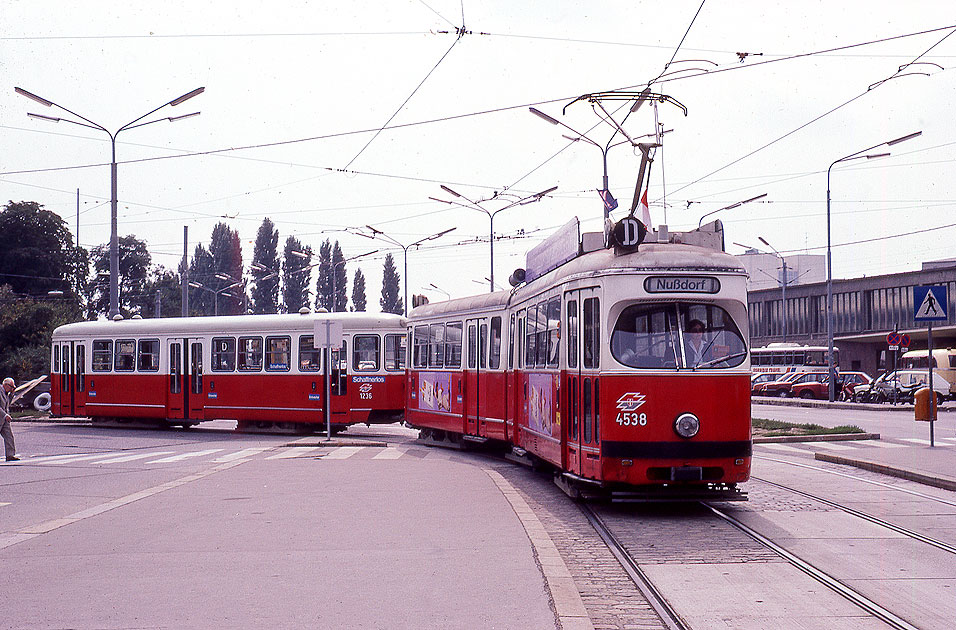 Die Straßenbahn in Wien, Linie D nach Nußdorf