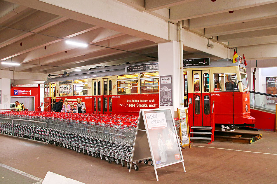 Die Hamburger Straßenbahn im Betriebshof Krohnskamp