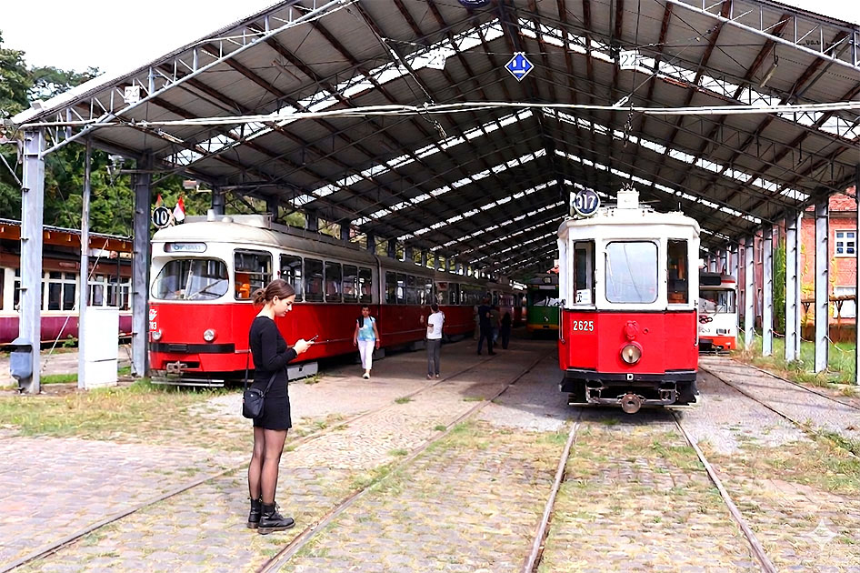 Wiener Stra&szlig;enbahn im Stra&szlig;enbahnmuseum Wehmingen