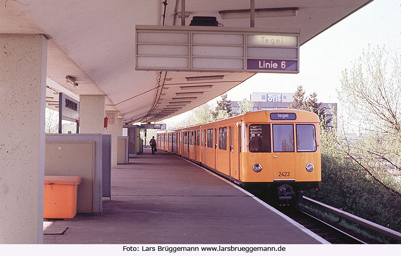 Der U-Bahn-Bahnhof Seidelstraße in Westberlin - heute Otisstraße