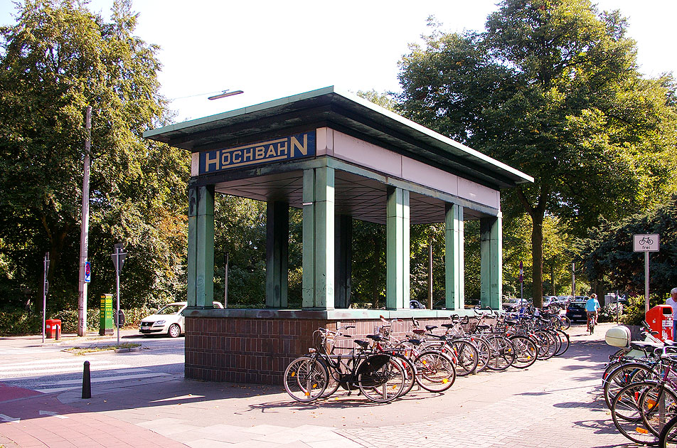 Der U-Bahn Bahnhof Klosterstern - der Hamburger Hochbahn