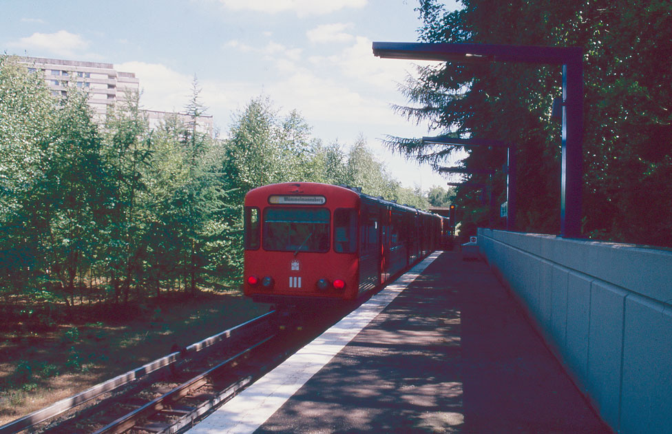 Die U-Bahn Haltestelle Legienstraße