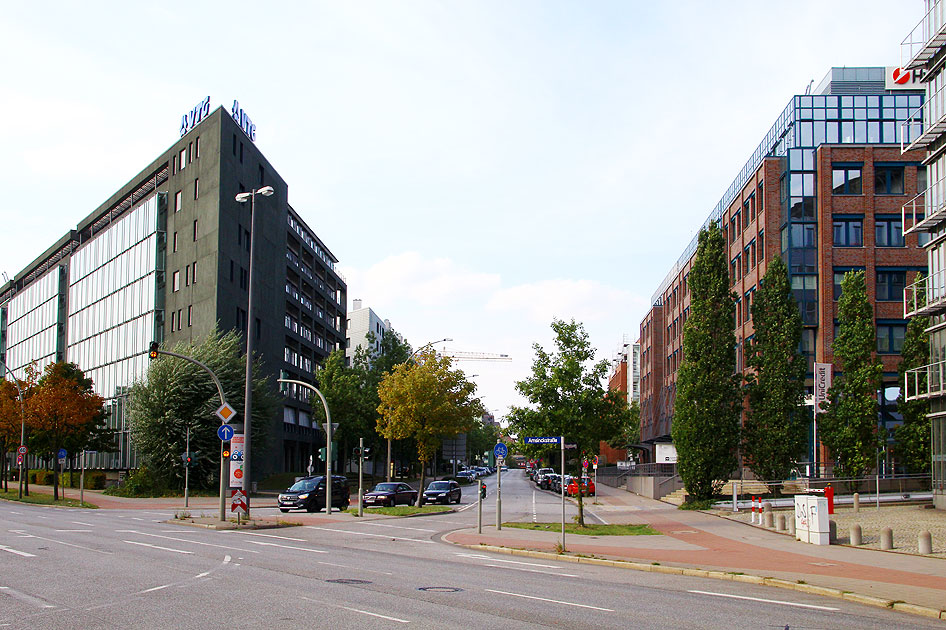 Hier war mal der Hochbahn Bahnhof Süderstraße