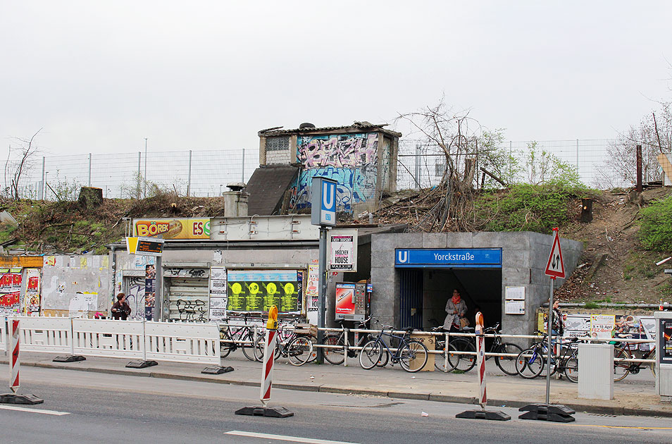 Die U-Bahn-Haltestelle Yorckstraße der Berliner U-Bahn