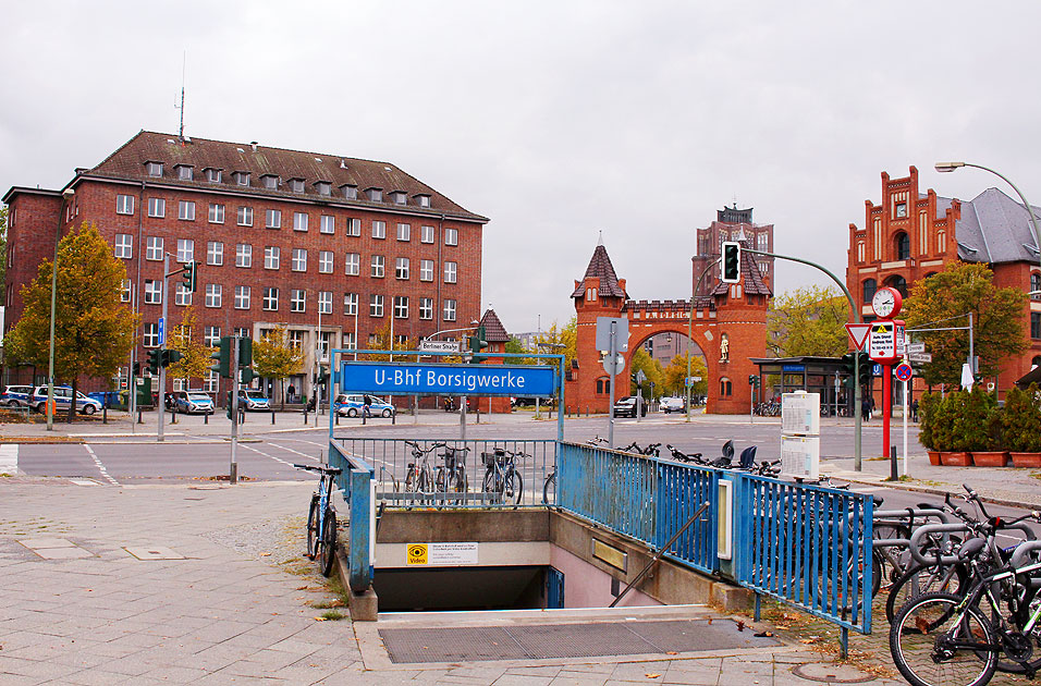 Der U-Bahn-Bahnhof Borsigwerke