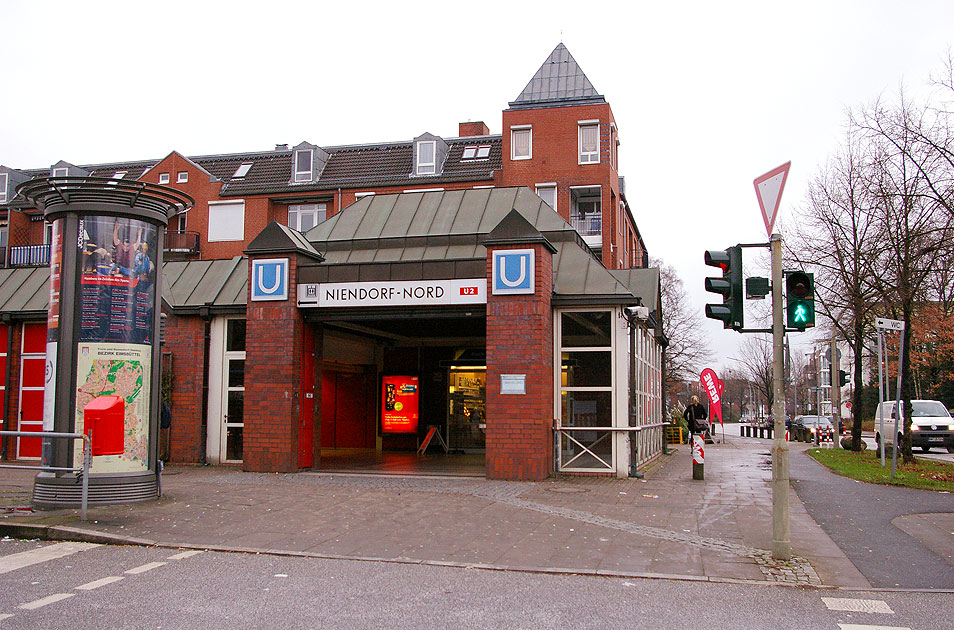 Die U-Bahn-Haltestelle Niendorf Nord